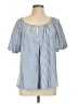 Max Studio Blue Short Sleeve T-Shirt Size L (estimated) - photo 1