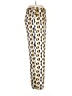 Zara Animal Print Gold Casual Pants Size L - photo 4