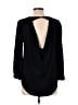 Lily White Black Long Sleeve Blouse Size L - photo 2