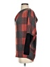 White Birch Plaid Red Poncho Size S - photo 5