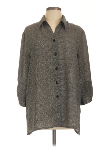 Sag Harbor 3/4 Sleeve Button-Down Shirt (view 1)
