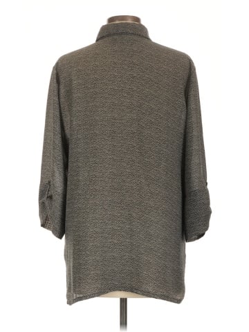 Sag Harbor 3/4 Sleeve Button-Down Shirt (view 2)