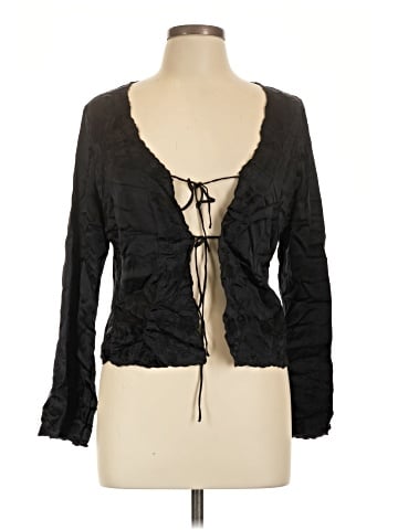 Reformation Long Sleeve Silk Top (view 1)
