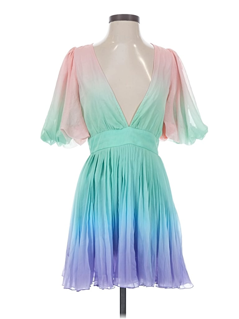 Pre-owned Rococo Sand Cocktail Dress In Blue