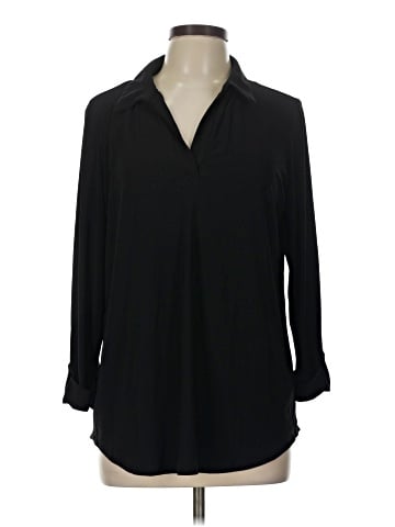Jones New York Signature Long Sleeve Blouse (view 1)