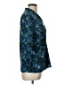 Alfani Blue 3/4 Sleeve Blouse Size L - photo 4