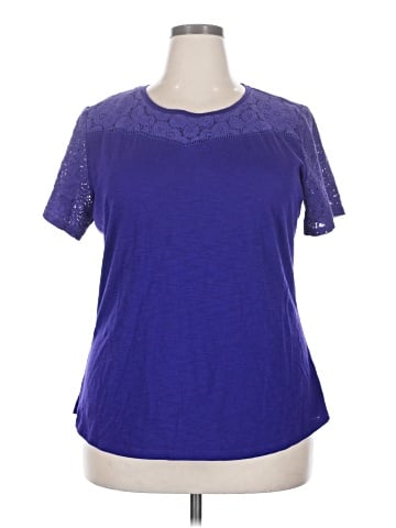 Liz Claiborne Short Sleeve Top (view 1)