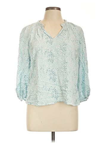 Caslon 3/4 Sleeve Blouse (view 1)
