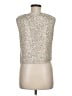 Shein Silver Sleeveless Blouse Size 6 - photo 2