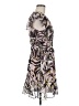 Bar III 100% Polyester Animal Print Brown Cocktail Dress Size 8 - photo 4