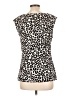 Ann Taylor Factory Ivory Sleeveless Blouse Size L - photo 2