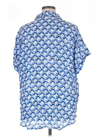 Sigrid Olsen Short Sleeve Blouse (view 2)