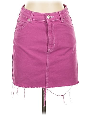 Topshop Denim Skirt (view 1)
