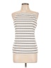 Ann Taylor LOFT Outlet Ivory Sleeveless Top Size L - photo 1