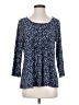Croft & Barrow Blue 3/4 Sleeve Top Size S - photo 1