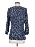 Croft & Barrow Blue 3/4 Sleeve Top Size S - photo 2