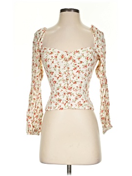 Reformation 3/4 Sleeve Blouse