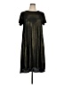 Lularoe Metallic Black Brown Casual Dress Size XL - photo 1