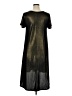 Lularoe Metallic Black Brown Casual Dress Size XL - photo 2