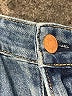 Levi's Solid Blue Jeans Size 16W  - photo 7