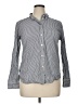 J.Crew 100% Cotton Stripes Gray Long Sleeve Button-Down Shirt Size 14 - photo 1