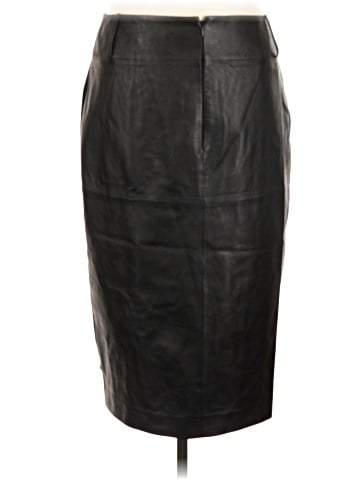 White House Black Market Faux Leather Skirt (view 2)