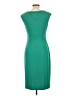 Connected Apparel Solid Green Cocktail Dress Size 10 - photo 2