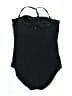 Fantasizer Graphic Black One Piece Swimsuit Size 16 - photo 2
