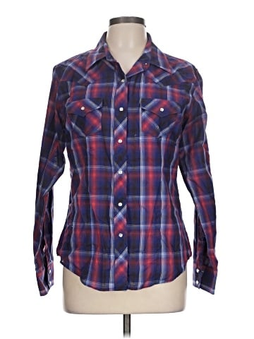 Cumberland Outfitters Long Sleeve Button-Down Shirt (view 1)