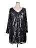 City Chic 100% Polyester Silver Cocktail Dress Size 20 Plus (L) - photo 1