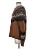 A.L.C. Chevron-herringbone Brown Wool Pullover Sweater Size S - photo 5