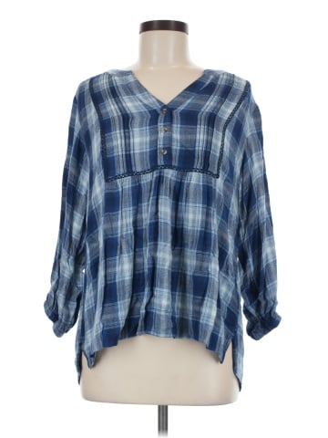 Wrangler Jeans Co 3/4 Sleeve Blouse (view 1)