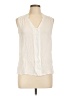 MNG Ivory Sleeveless Blouse Size L - photo 1