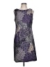Connected Apparel Graphic Purple Cocktail Dress Size 12 - photo 1