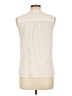 MNG Ivory Sleeveless Blouse Size L - photo 2
