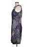 Connected Apparel Graphic Purple Cocktail Dress Size 12 - photo 5