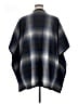MICHAEL Michael Kors Plaid Blue Poncho Size XL - photo 2