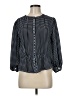 Max Studio Polka Dots Black 3/4 Sleeve Blouse Size M - photo 1