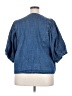 Old Navy 100% Cotton Blue 3/4 Sleeve Button-Down Shirt Size XXL (tall) - photo 2