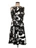 Signature Graphic Black Cocktail Dress Size 12 - photo 1