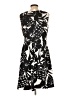 Signature Graphic Black Cocktail Dress Size 12 - photo 2