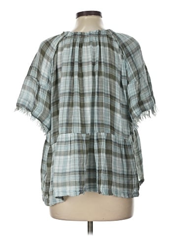 Pilcro by Anthropologie Short Sleeve Blouse (view 2)