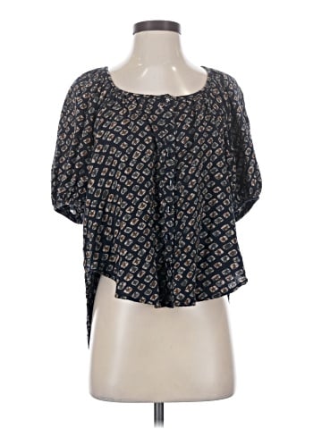 Pilcro Short Sleeve Blouse (view 1)
