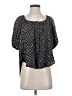 Pilcro Black Short Sleeve Blouse Size S - photo 1