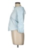 Bella Bliss 100% Cotton Blue 3/4 Sleeve Blouse Size 10 - photo 5