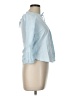 Bella Bliss 100% Cotton Blue 3/4 Sleeve Blouse Size 10 - photo 4