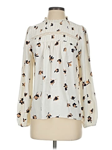 Ann Taylor Long Sleeve Blouse (view 1)