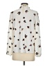 Ann Taylor Print Ivory Long Sleeve Blouse Size XXS - photo 2