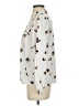 Ann Taylor Print Ivory Long Sleeve Blouse Size XXS - photo 5