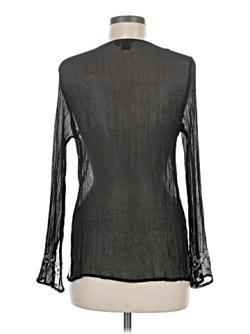 Venus Long Sleeve Silk Top (view 2)